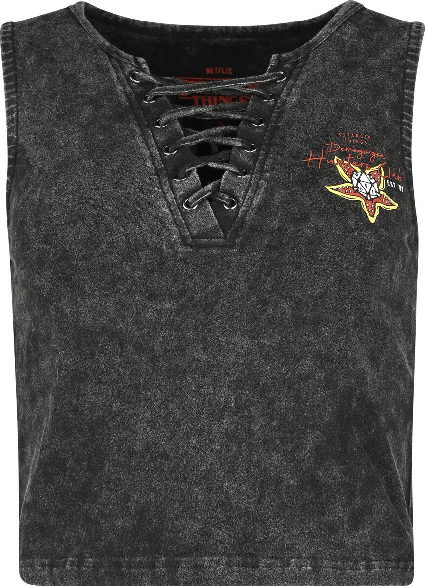 Stranger Things Hellfire Club Dámský top černá - Merchstore.cz Stranger Things Hellfire Club Dámský top černá - Merchstore.cz