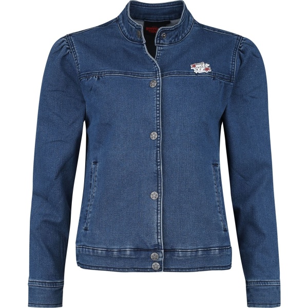 Stranger Things Nancy Wheeler Dámská dzínsová bunda džínová/modrá - Merchstore.cz