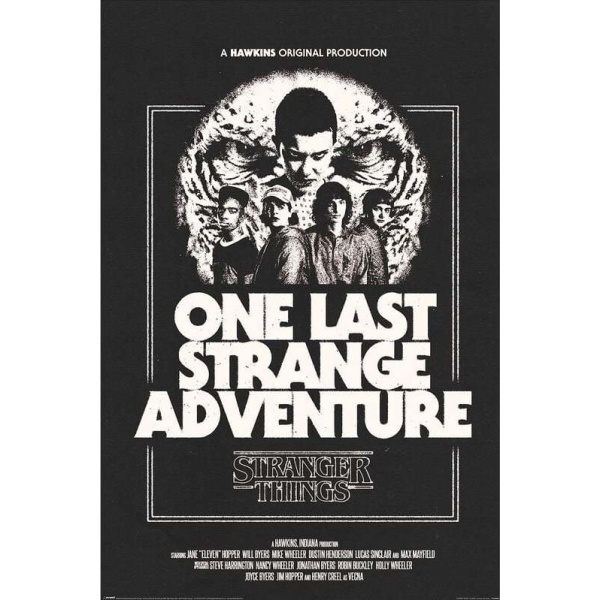 Stranger Things One Last Adventure plakát vícebarevný - Merchstore.cz