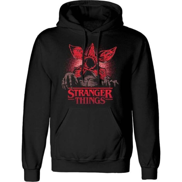 Stranger Things Pixel Demogorgon Mikina s kapucí černá - Merchstore.cz
