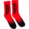 Stranger Things Red Flame Ponožky cervená/cerná - Merchstore.cz