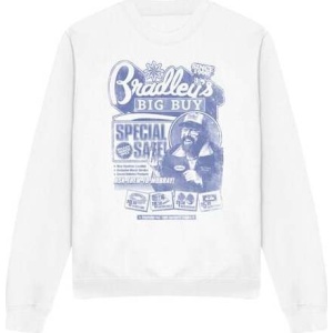 Stranger Things Season 5 - Bradleys Big Buy Advert Mikina bílá - Merchstore.cz