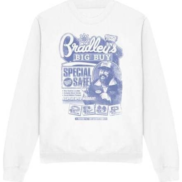 Stranger Things Season 5 - Bradleys Big Buy Advert Mikina bílá - Merchstore.cz