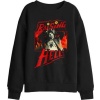 Stranger Things Season 5 - Eddie Munson Raising Hell Mikina černá - Merchstore.cz