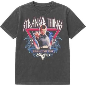 Stranger Things Season 5 - Eleven 87 Tour Front Back Tričko vícebarevný - Merchstore.cz