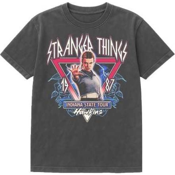 Stranger Things Season 5 - Eleven 87 Tour Front Back Tričko vícebarevný - Merchstore.cz