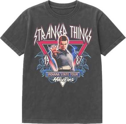 Stranger Things Season 5 - Eleven 87 Tour Front Back Tričko vícebarevný - Merchstore.cz