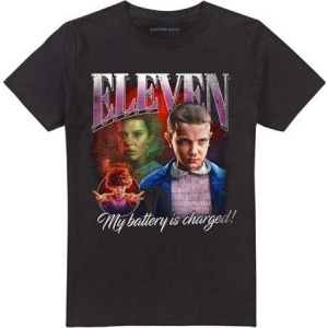 Stranger Things Season 5 - Eleven Homage Tričko černá - Merchstore.cz