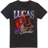 Stranger Things Season 5 - Lucas Homage Tričko černá - Merchstore.cz