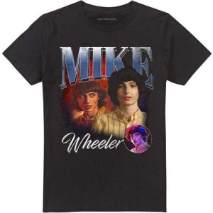 Stranger Things Season 5 - Mike Homage Tričko černá - Merchstore.cz