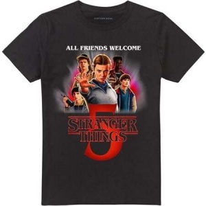 Stranger Things Season 5 - Poster Tričko černá - Merchstore.cz