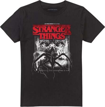 Stranger Things Season 5 - Vecna Mindflayer Poster Tričko černá - Merchstore.cz