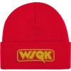 Stranger Things Season 5 - WSQK Logo Beanie čepice červená - Merchstore.cz