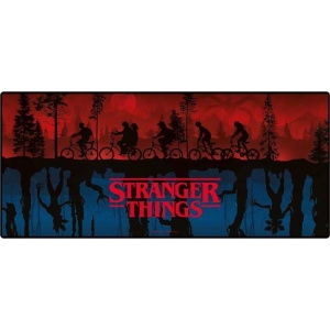 Stranger Things Stranger Things podložka pod myš černá / červená / modrá - Merchstore.cz