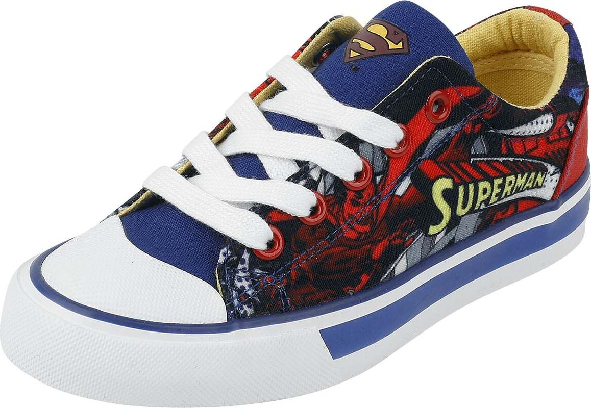 Superman Kids - Comic Dětské boty modrá/cervená - Merchstore.cz Superman Kids - Comic Dětské boty modrá/cervená - Merchstore.cz