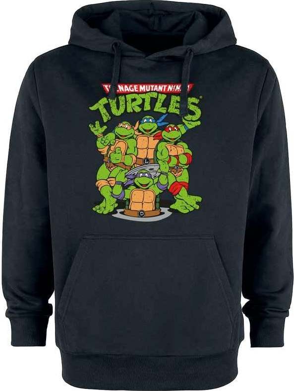 Teenage Mutant Ninja Turtles Turtles Group Mikina s kapucí černá - Merchstore.cz Teenage Mutant Ninja Turtles Turtles Group Mikina s kapucí černá - Merchstore.cz