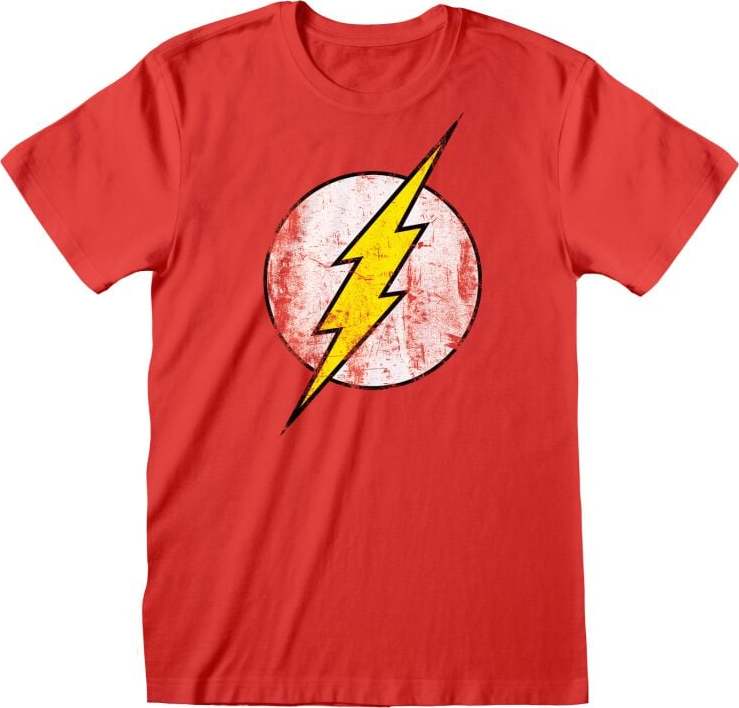 The Flash Flash - Logo Tričko červená - Merchstore.cz