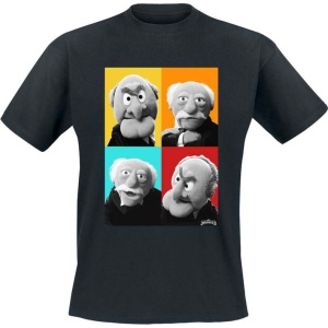 The Muppets Waldorf & Statler Tričko černá - Merchstore.cz