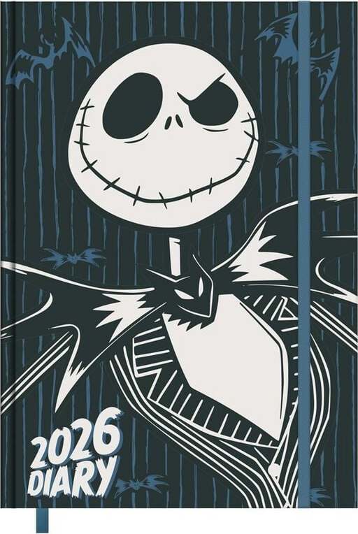 The Nightmare Before Christmas Diář 2026 Diář cerná/cervená/bílá - Merchstore.cz