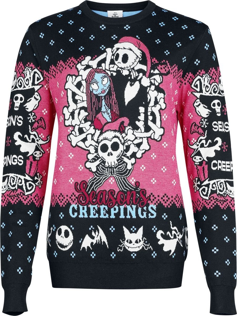 The Nightmare Before Christmas Making Christmas Fright Pletený svetr vícebarevný - Merchstore.cz
