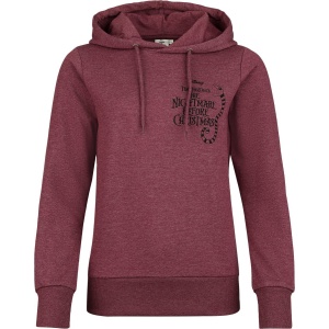 The Nightmare Before Christmas Sally Dámská mikina s kapucí směs červené - Merchstore.cz