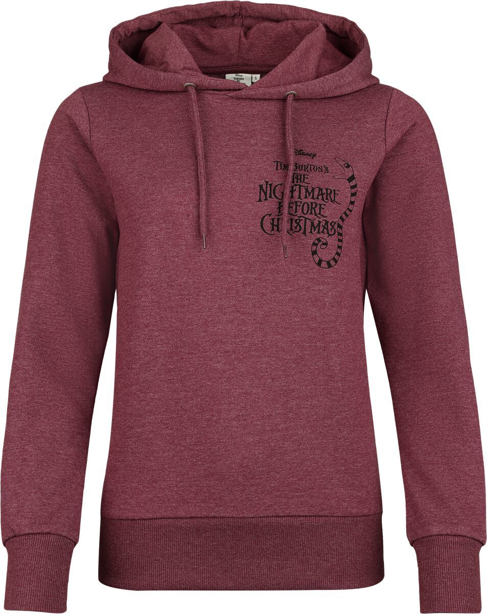 The Nightmare Before Christmas Sally Dámská mikina s kapucí směs červené - Merchstore.cz The Nightmare Before Christmas Sally Dámská mikina s kapucí směs červené - Merchstore.cz