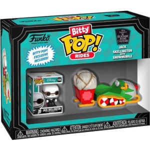 The Nightmare Before Christmas Vinylová figurka Jack Skellington with Snowmobile (Bitty Pop! Rides) Sberatelská postava standard - Merchstore.cz