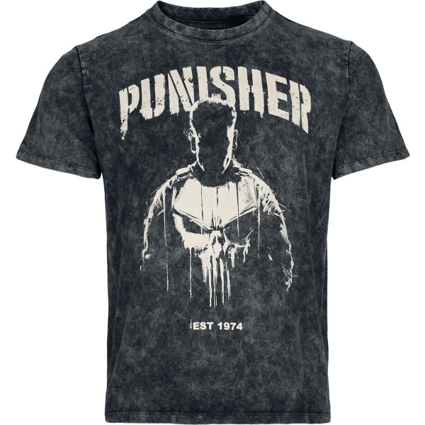 The Punisher Est. 1974 Tričko černá - Merchstore.cz