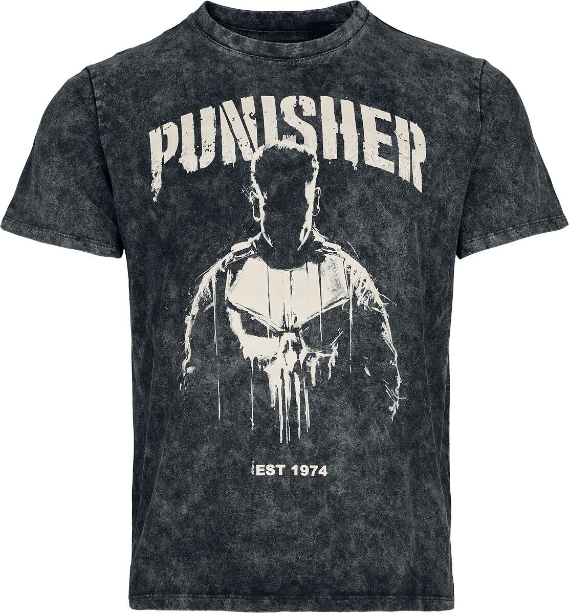 The Punisher Est. 1974 Tričko černá - Merchstore.cz The Punisher Est. 1974 Tričko černá - Merchstore.cz