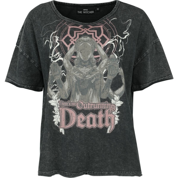 The Witcher Who Is Your Destiny Dámské tričko tmavě šedá - Merchstore.cz