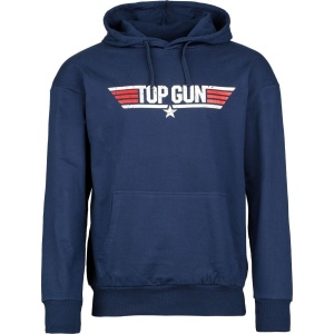 Top Gun Top Gun - Logo Mikina s kapucí modrá - Merchstore.cz