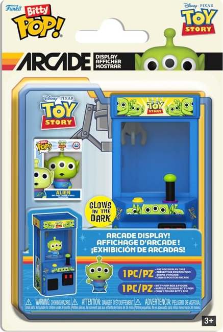 Toy Story Vinylová figurka Pizza Planet Aliens (Bitty Pop! Arcade Claw Machine) Sberatelská postava standard - Merchstore.cz Toy Story Vinylová figurka Pizza Planet Aliens (Bitty Pop! Arcade Claw Machine) Sberatelská postava standard - Merchstore.cz