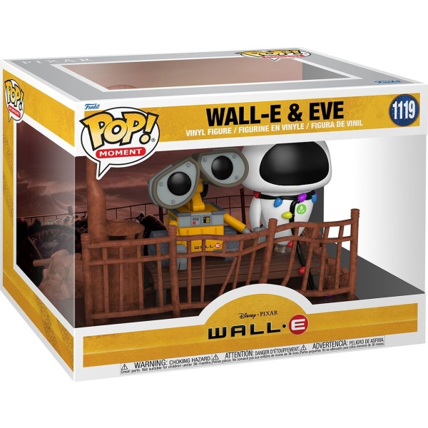 Wall-E Vinylová figurka č. 1119 Wall-E and Eve (POP! Moment) Sberatelská postava standard - Merchstore.cz