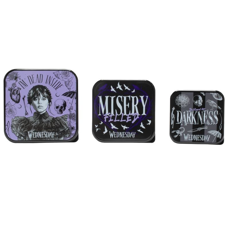 Wednesday 3 jídlonosiče Svačinový box standard - Merchstore.cz Wednesday 3 jídlonosiče Svačinový box standard - Merchstore.cz