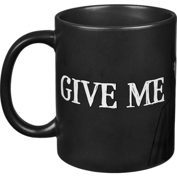 Wednesday Give Me A Hand Hrnek černá - Merchstore.cz