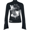 Wednesday Mirror Of Nevermore Dámské tričko s dlouhými rukávy černá - Merchstore.cz