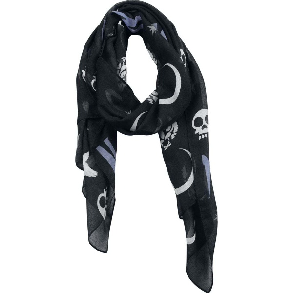 Wednesday Nevermore Šátek/šála vícebarevný - Merchstore.cz