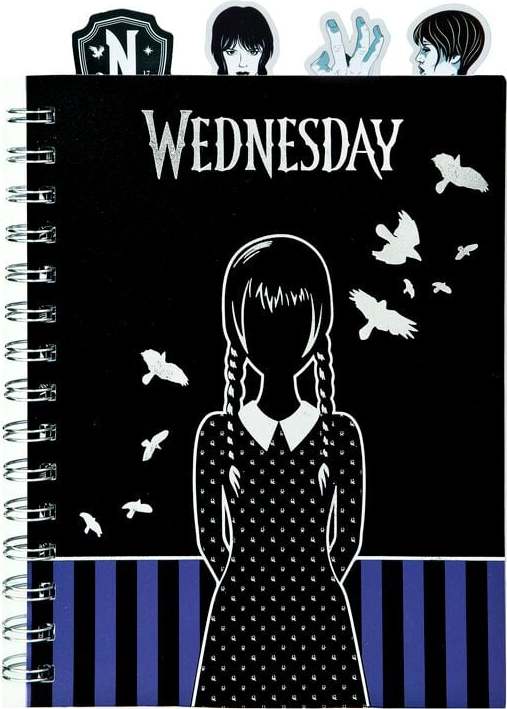 Wednesday Wednesday Kroužkový pořadač vícebarevný - Merchstore.cz Wednesday Wednesday Kroužkový pořadač vícebarevný - Merchstore.cz