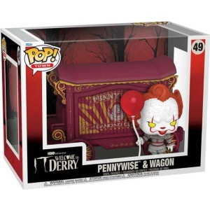 Welcome to Derry Pennywise & Wagon (Pop! Town) Vinyl Figur 49 Sberatelská postava standard - Merchstore.cz