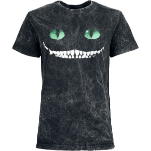 Alice in Wonderland Dámské tričko Cheshire Cat Dámské tričko šedá - Merchstore.cz