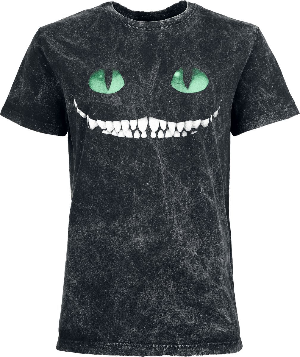 Alice in Wonderland Dámské tričko Cheshire Cat Dámské tričko šedá - Merchstore.cz Alice in Wonderland Dámské tričko Cheshire Cat Dámské tričko šedá - Merchstore.cz