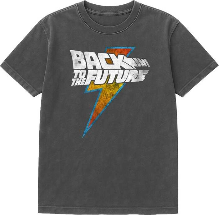 Back To The Future Back To The Future - Lightning - Oversize Tričko černá - Merchstore.cz Back To The Future Back To The Future - Lightning - Oversize Tričko černá - Merchstore.cz