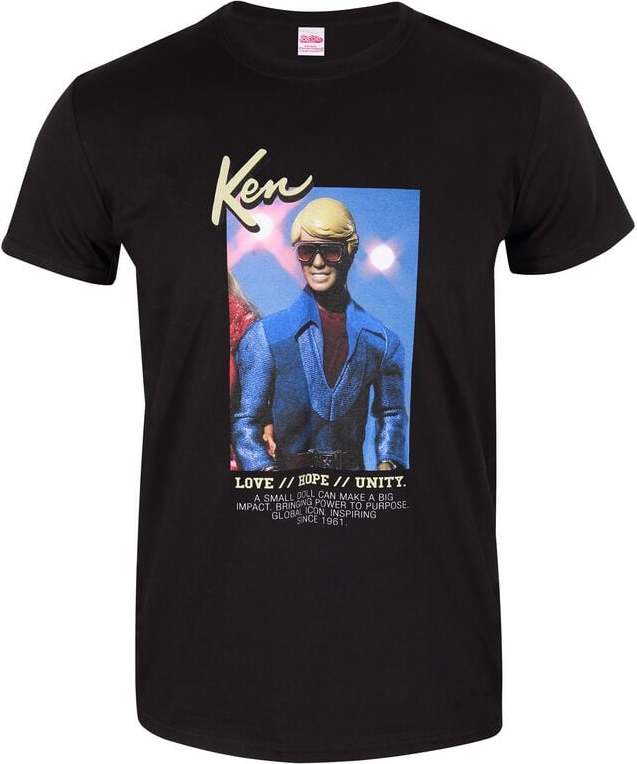 Barbie Barbie - Ken - Love Hope Unity Tričko černá - Merchstore.cz Barbie Barbie - Ken - Love Hope Unity Tričko černá - Merchstore.cz
