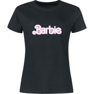Barbie Barbie Logo Dámské tričko černá - Merchstore.cz
