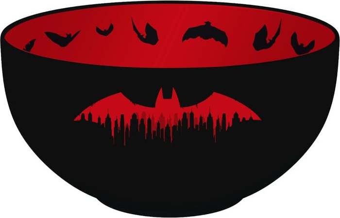 Batman Batman Miska na cereálie & těstoviny cerná/cervená - Merchstore.cz