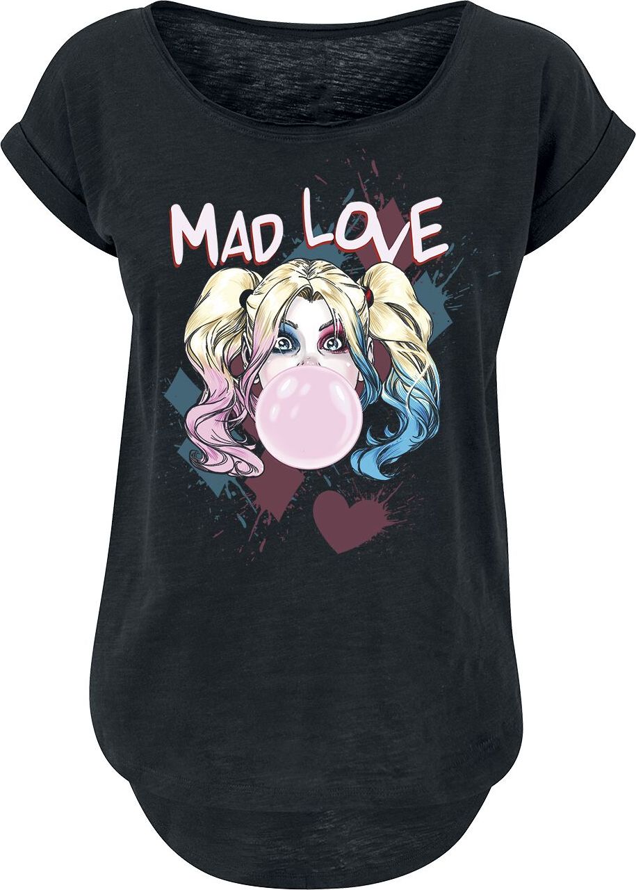 Batman Harley Quinn - Mad Love Dámské tričko černá - Merchstore.cz Batman Harley Quinn - Mad Love Dámské tričko černá - Merchstore.cz
