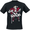Batman Harley Quinn - Manga Style Tričko černá - Merchstore.cz
