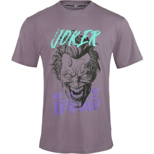 Batman Joker - Are Not Afraid Tričko purpurová - Merchstore.cz
