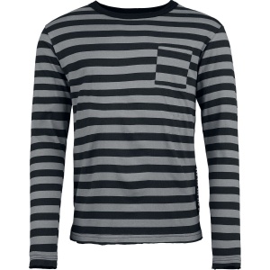 Beetlejuice It's Show Time! Tričko s dlouhým rukávem šedá/cerná - Merchstore.cz