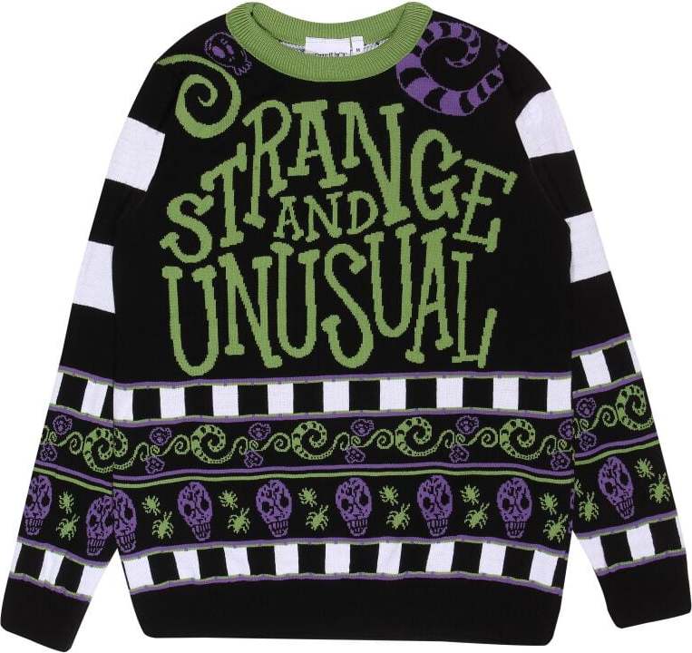 Beetlejuice Strange And Unusual Pletený svetr vícebarevný - Merchstore.cz Beetlejuice Strange And Unusual Pletený svetr vícebarevný - Merchstore.cz